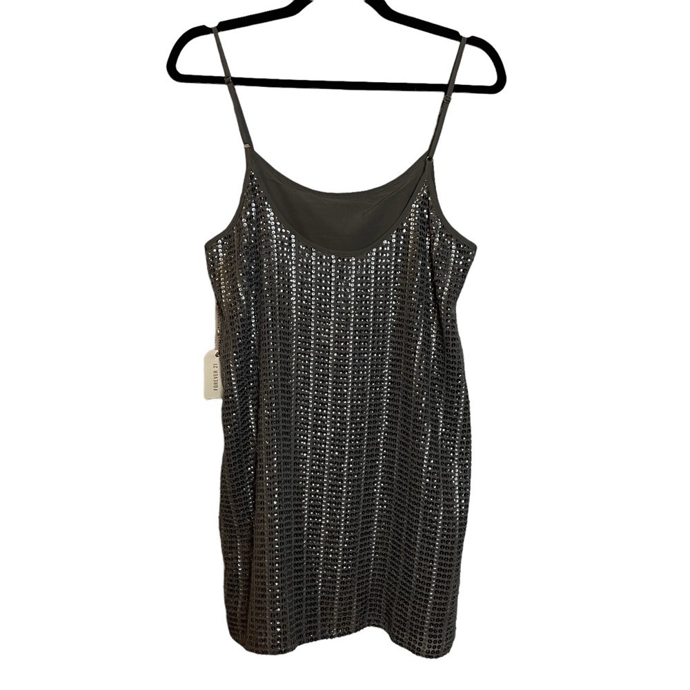 Forever 21 Special Collection Sequin and Beaded Micro Mini Dress Sz.M - Picture 7 of 16